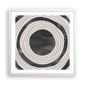 Plagát v bielom ráme - Presný zásah - 50x50 cm