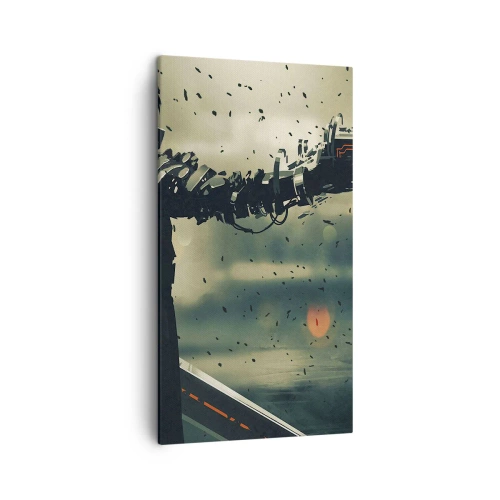 Obraz na plátne - Vražedná zbraň - tvoj vlastný terminátor - 45x80 cm