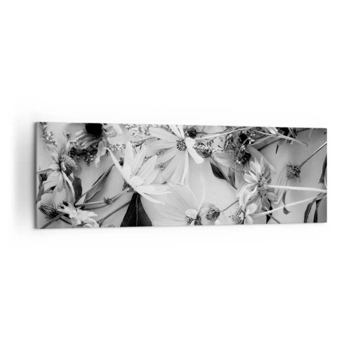 Obraz na plátne - Kvety bez kytice - 160x50 cm