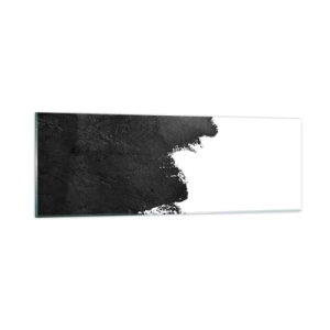 Obraz na skle - Živly: zem - 90x30 cm