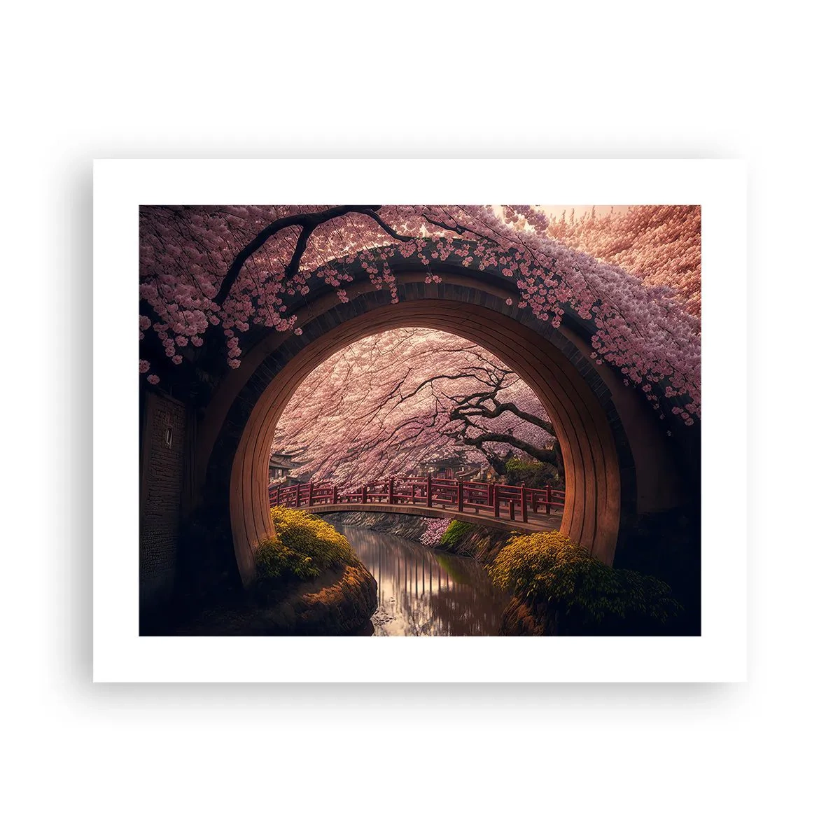 Plagát - Japonská jar - 50x40 cm