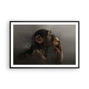 Plagát v čiernom ráme - Určite mysliteľ - 91x61 cm