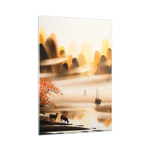Obraz na skle - Ďalej ako na Ďalekom východe - 80x120 cm