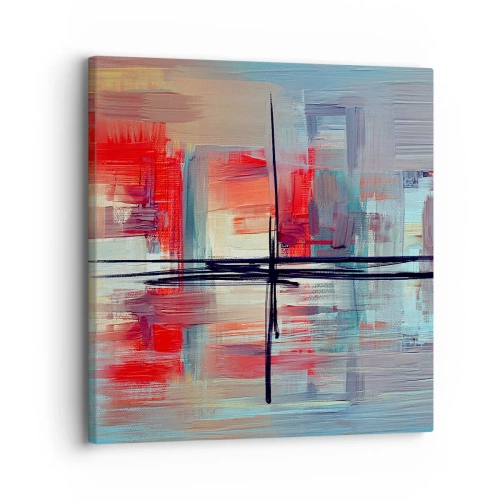 Obraz na plátne - Krajina v neznámej dimenzii - 30x30 cm