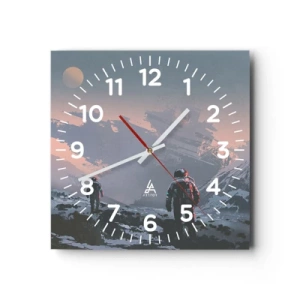 Nástenné hodiny - Pod neznámou hviezdou - 30x30 cm