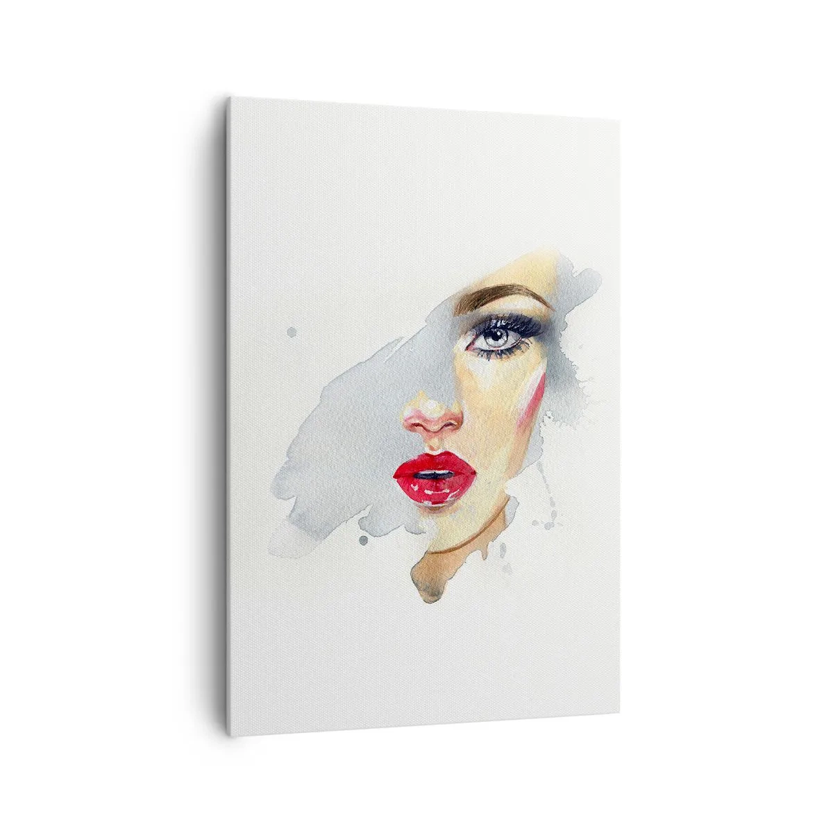 Obraz na plátne - Odraz v kvapke vody - 70x100 cm