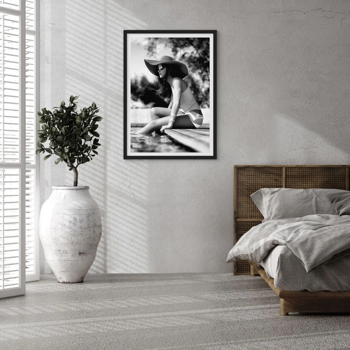 Plagát v čiernom ráme - Letný sen - 61x91 cm