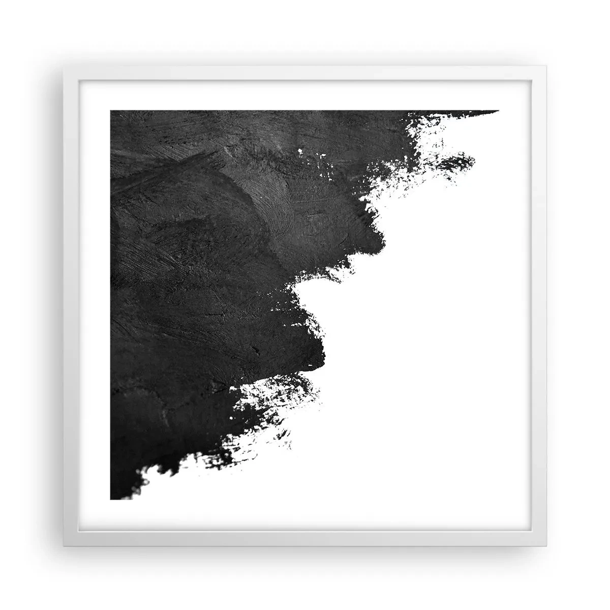 Plagát v bielom ráme - Živly: zem - 50x50 cm