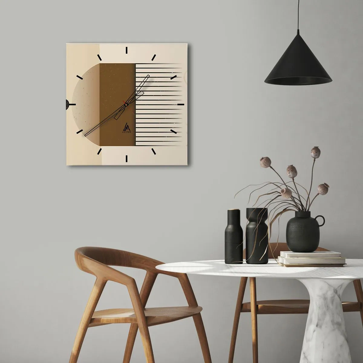 Nástenné hodiny - Rôzne stavy - 40x40 cm