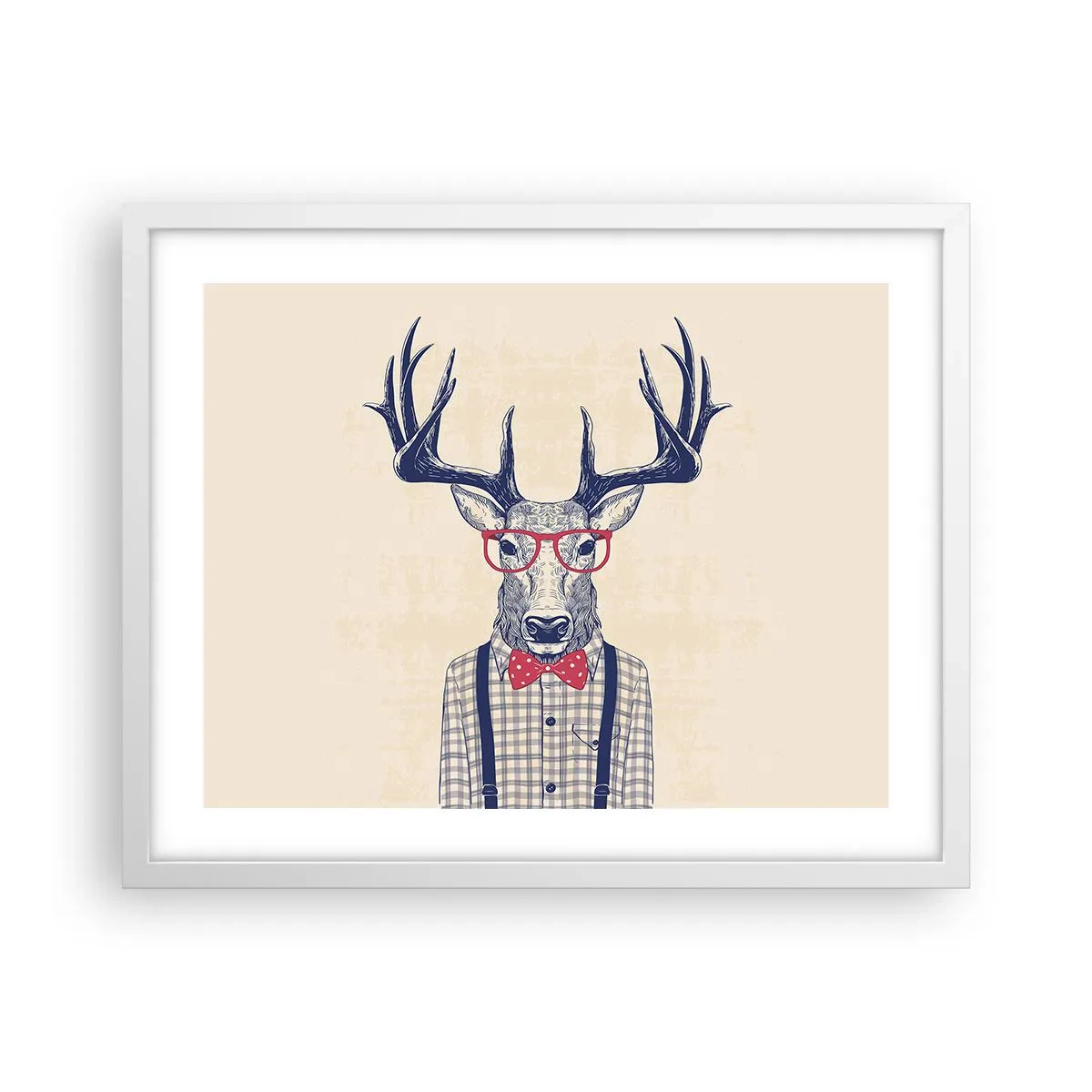 Plagát v bielom ráme - Zábavná extravagancia - 50x40 cm