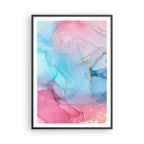 Plagát v čiernom ráme - Stretávanie a prelínanie - 70x100 cm