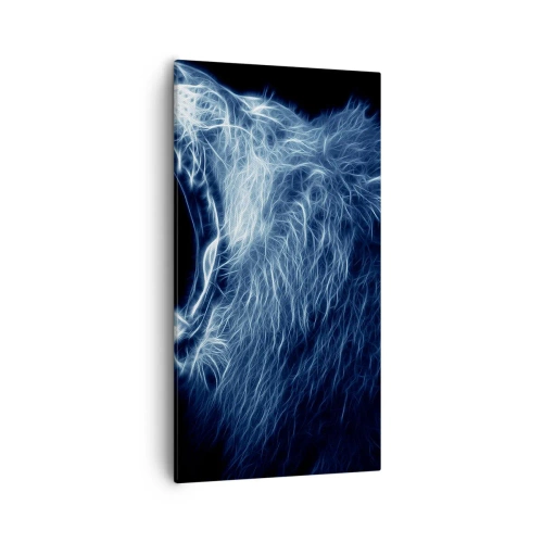 Obraz na plátne - Ohnivý hnev kráľa - 55x100 cm