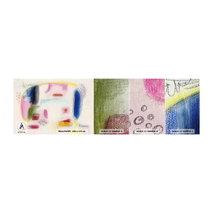 Vzorka samolepiacej fototapety Deluxe Sticker - Viac konvexné ako konkávne alebo ploché - Abstrakcia, Kus, Slon - 100x30 cm