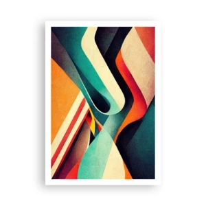 Plagát - Intenzívna kompozícia - 70x100 cm