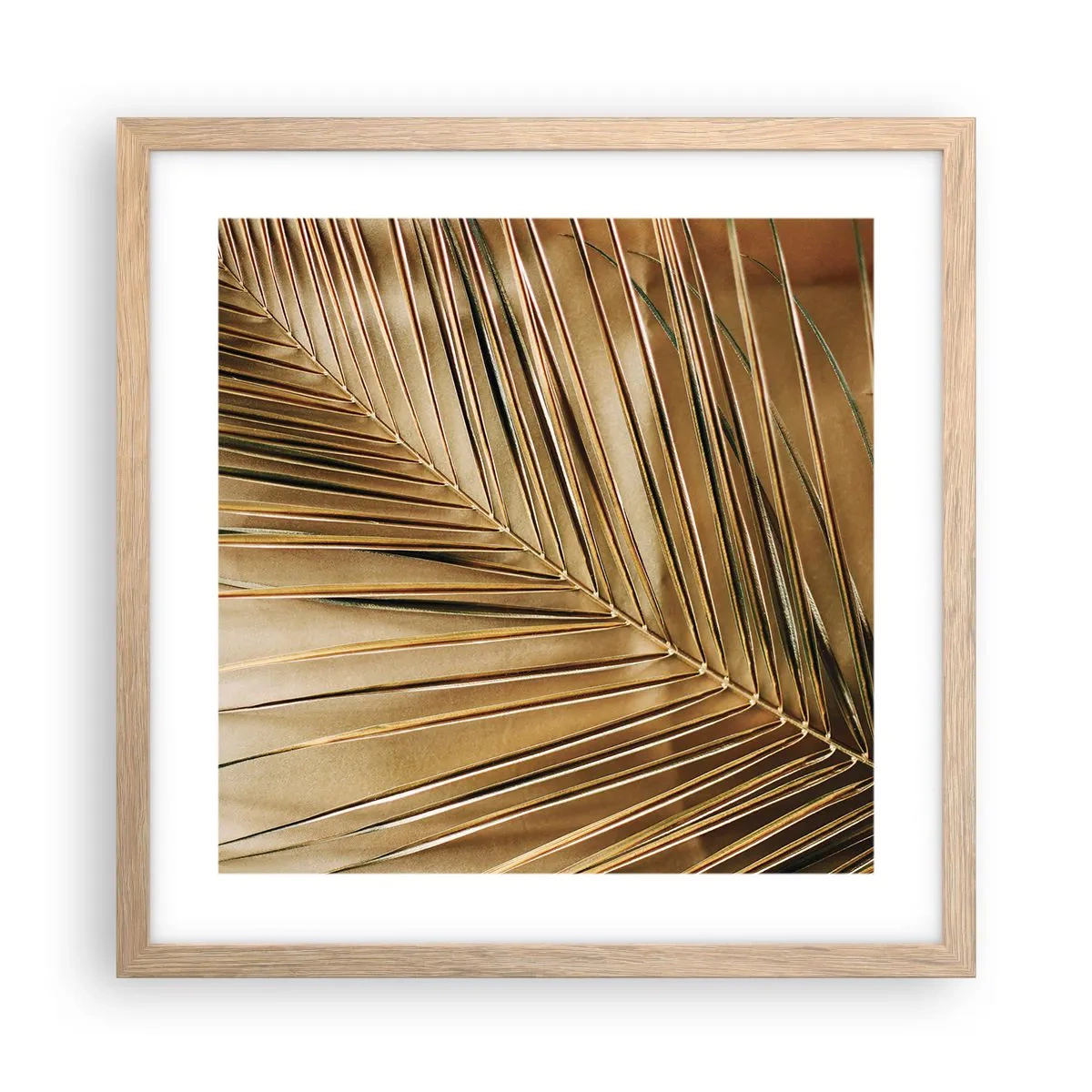 Plagát v ráme zo svetlého duba - Prírodná kolonáda - 40x40 cm