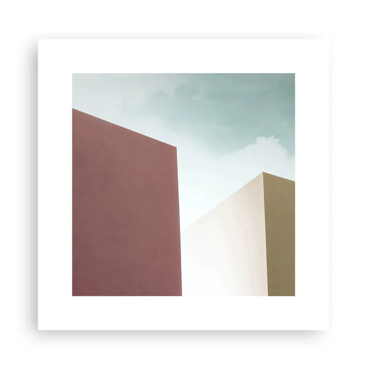 Plagát - Geometria slnečného leta - 30x30 cm