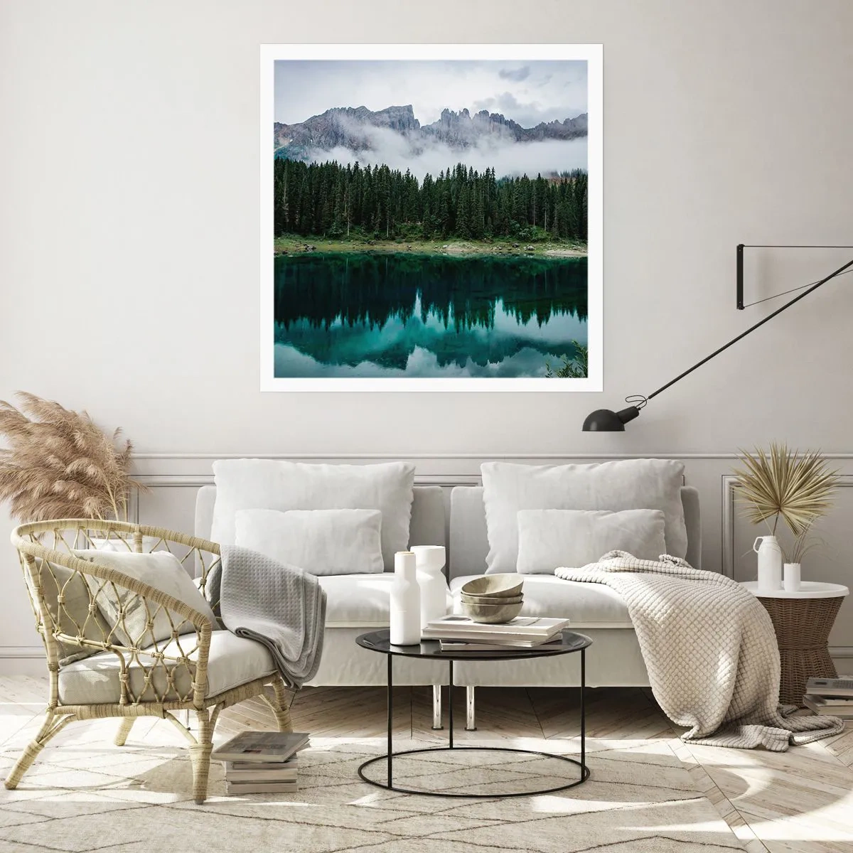 Plagát - Ticho, ticho, neprebuďme spiacu vodu…. - 60x60 cm