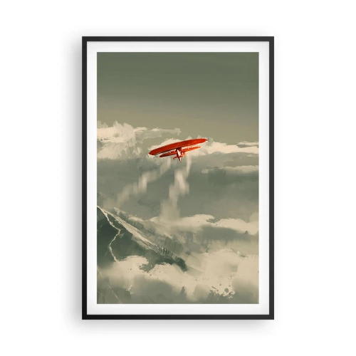 Plagát v čiernom ráme - Nebojácny priekopník - 61x91 cm