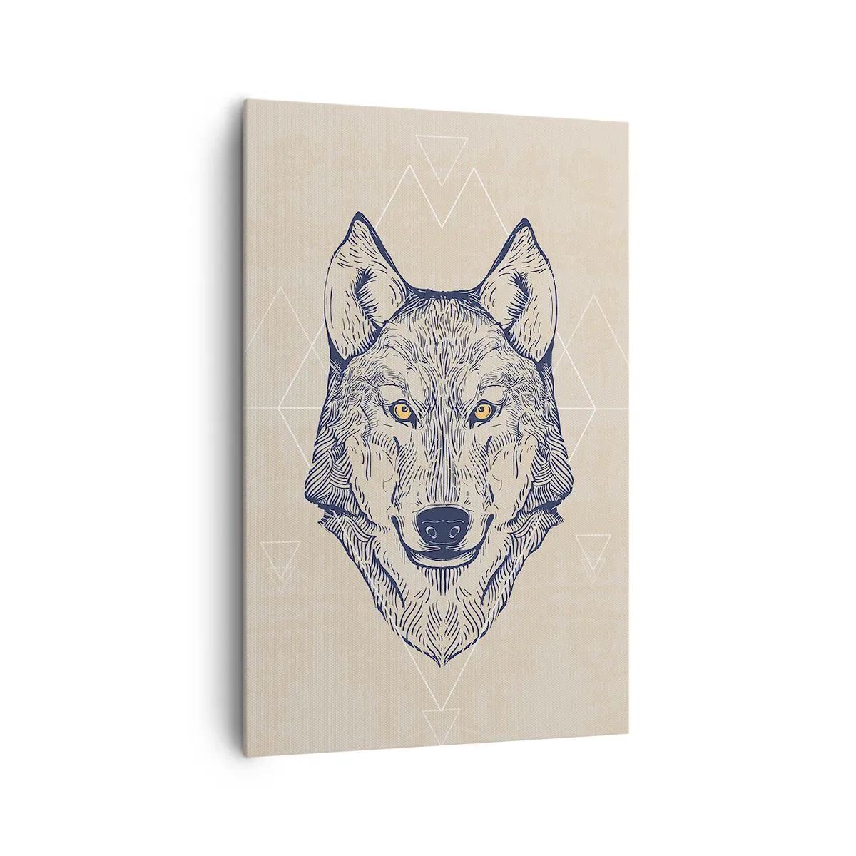 Obraz na plátne - Alfa o prenikavom pohľade - 80x120 cm