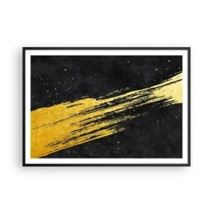 Plagát v čiernom ráme - Skok do hyperpriestoru - 100x70 cm