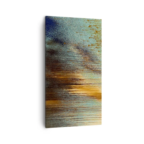 Obraz na plátne - Nenáhodná farebná kompozícia - 45x80 cm