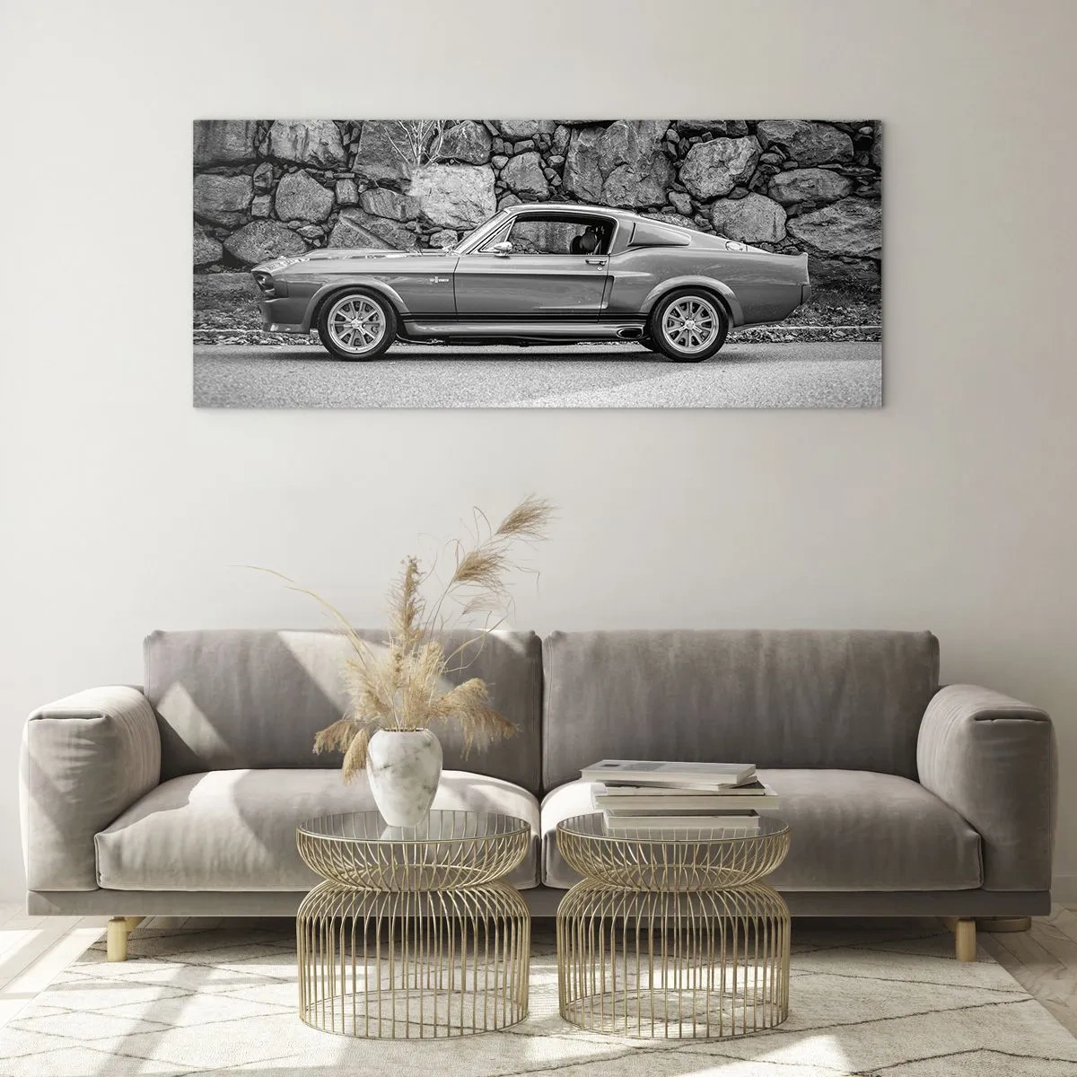 Obraz na skle - Legenda 60. rokov - 100x40 cm