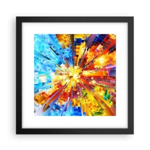 Plagát v čiernom ráme - In medias res - 30x30 cm
