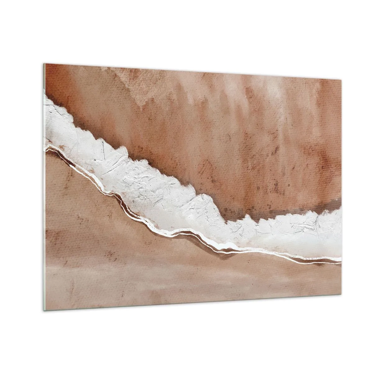 Obraz na skle - V zemitých farbách - 100x70 cm