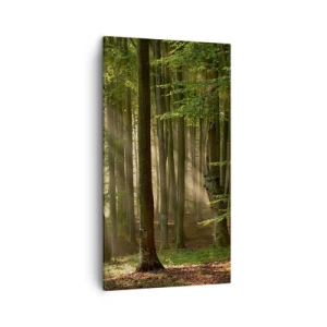 Obraz na plátne - Rozžiarený v jarnom ráne - 45x80 cm