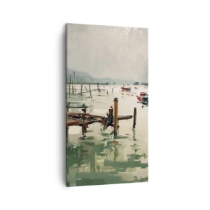 Obraz na plátne - Zaliate roztaveným mesiacom - 45x80 cm