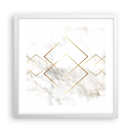 Plagát v bielom ráme - Pohľad na nekonečno - 40x40 cm