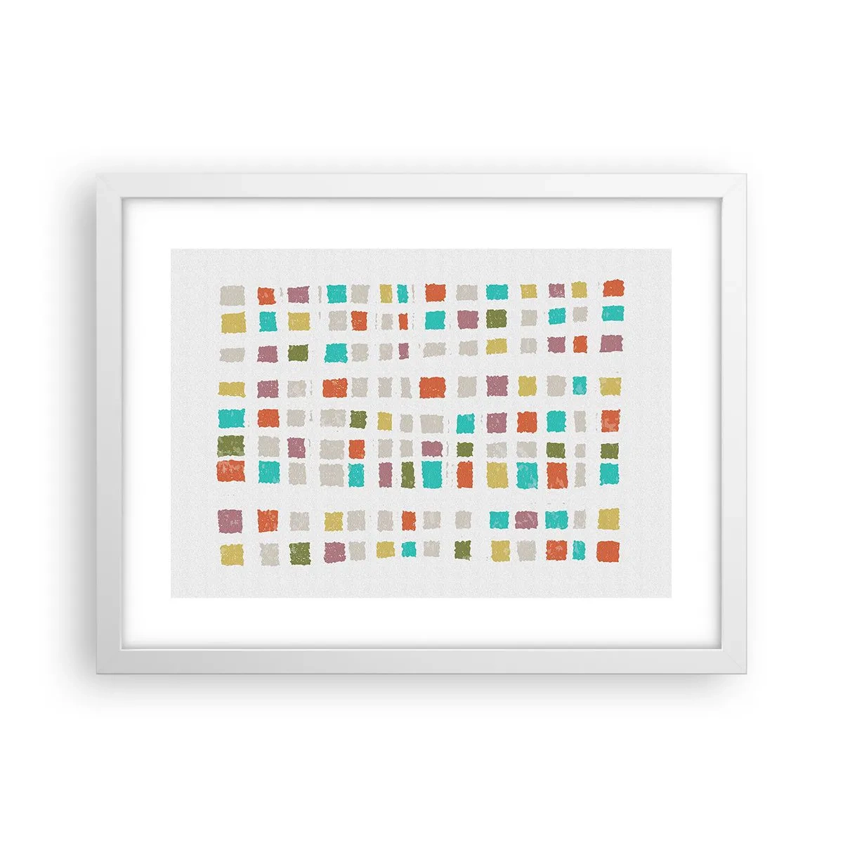 Plagát v bielom ráme - Neznáma hra - 40x30 cm