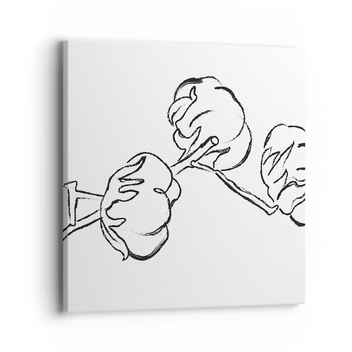 Obraz na plátne - Bavlnené páperie - 40x40 cm