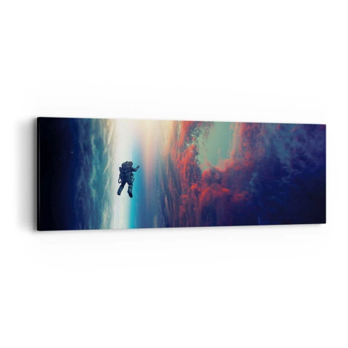 Obraz na plátne - Tvárou v tvár vesmíru - 90x30 cm
