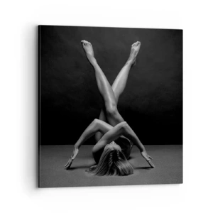 Obraz na plátne - Geometria nahoty - 70x70 cm