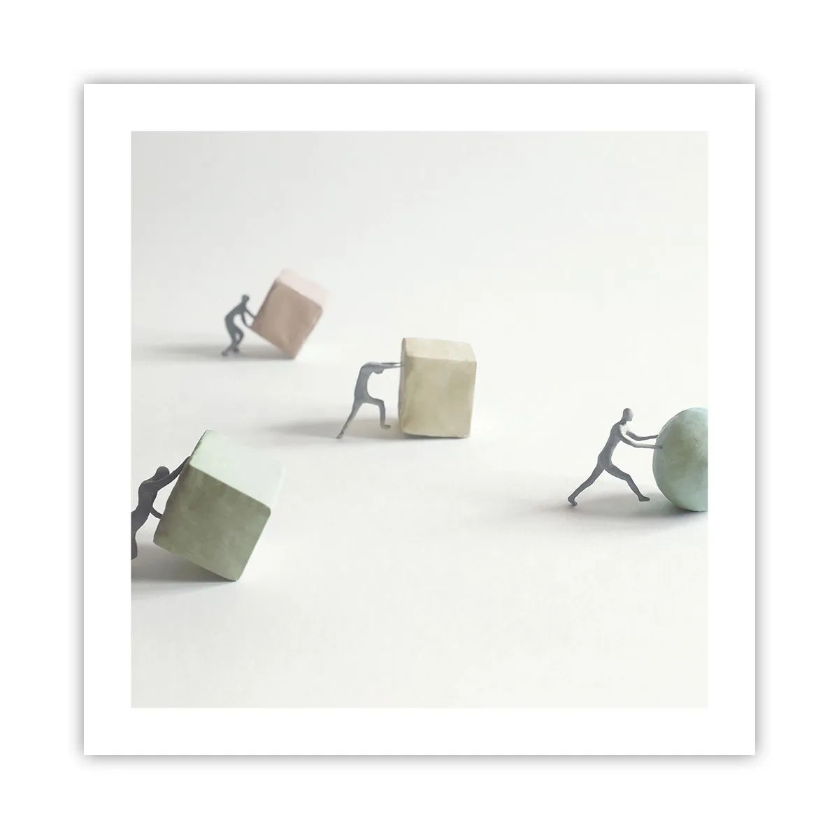 Plagát - Život samotný - 50x50 cm