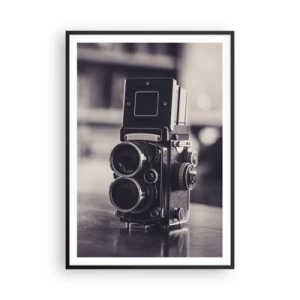 Plagát v čiernom ráme - Kúzlo starej fotografie - 70x100 cm