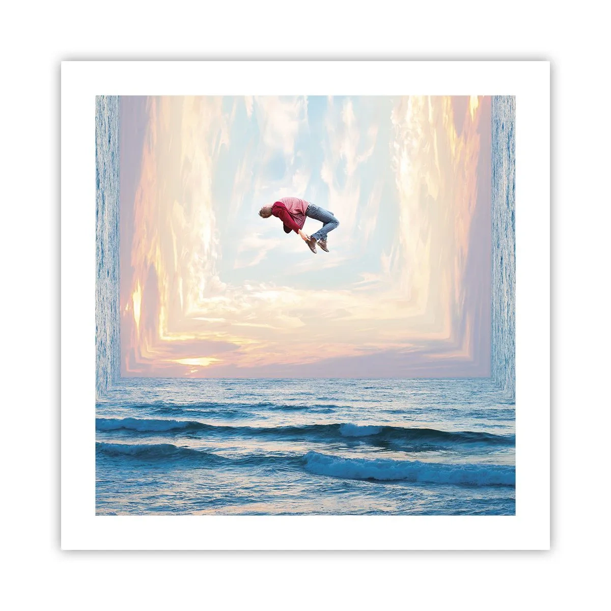Plagát - Do inej dimenzie - 50x50 cm