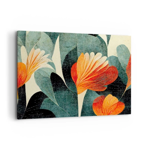 Obraz na plátne - Tropické horúco a chlad zelene - 100x70 cm