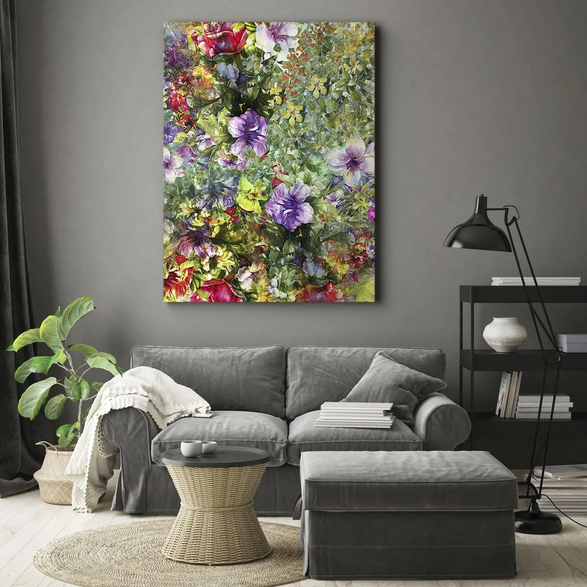 Obraz na plátne - Do kvetov, do zahynutia - 55x100 cm