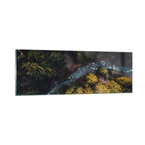 Obraz na skle - Rýchlo, stále rýchlejšie - 90x30 cm