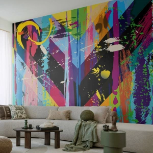 Fototapeta Premium Sand - Zhora nadol - Abstrakcia, Kus, Grafika - 200x140 cm