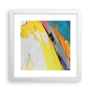 Plagát v bielom ráme - Anatómia svetla - 30x30 cm