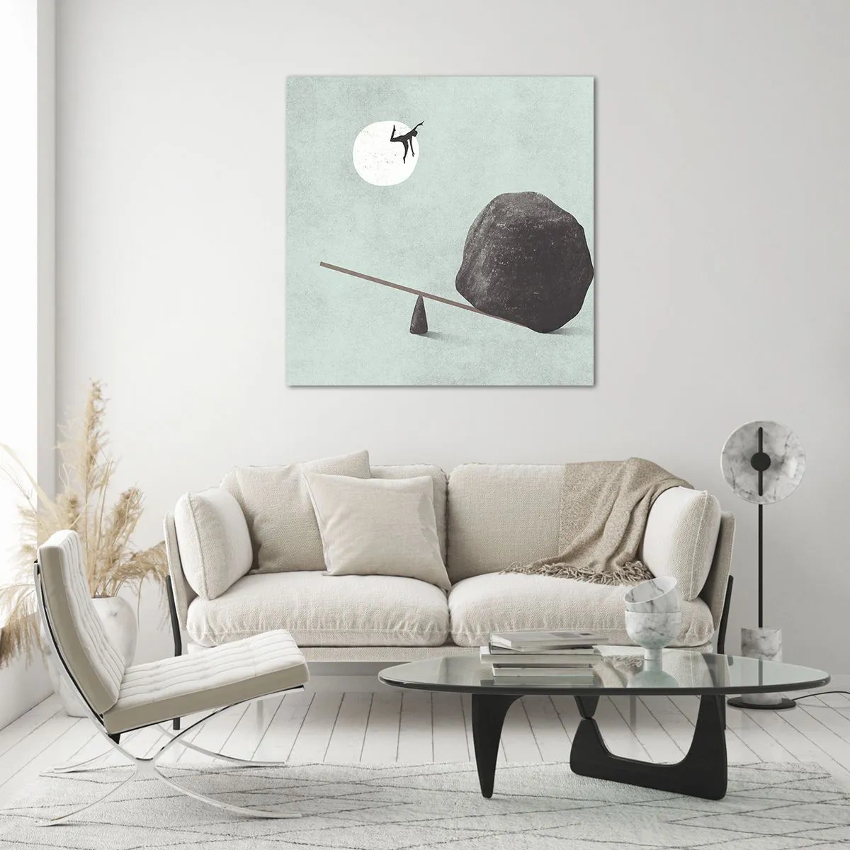 Obraz na skle - Splnený sen - 50x50 cm