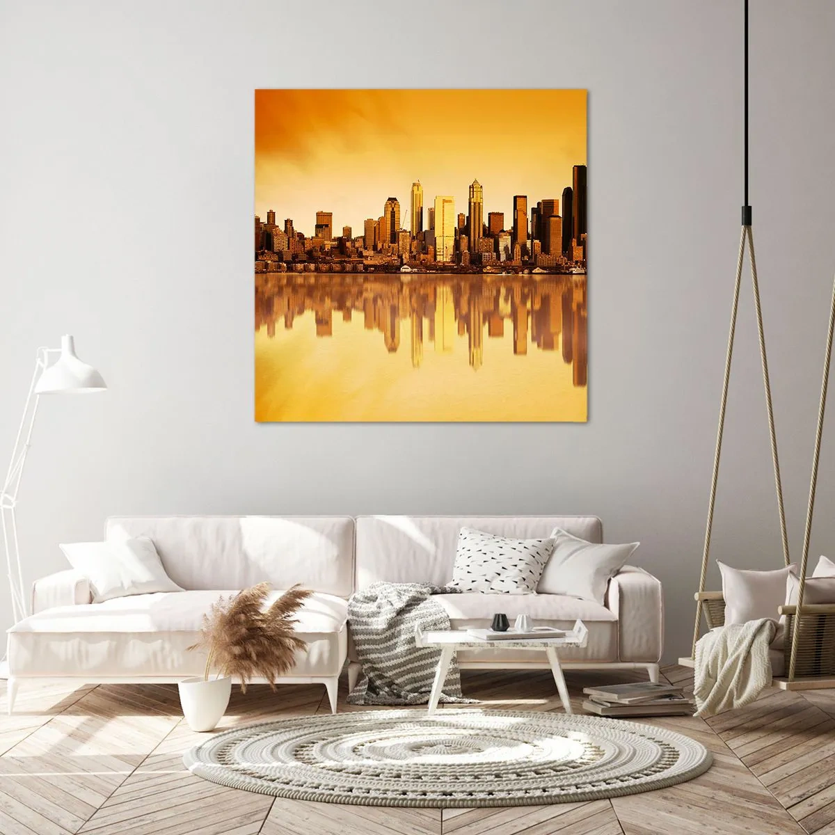 Obraz na plátne - Ticho metropoly - 70x70 cm