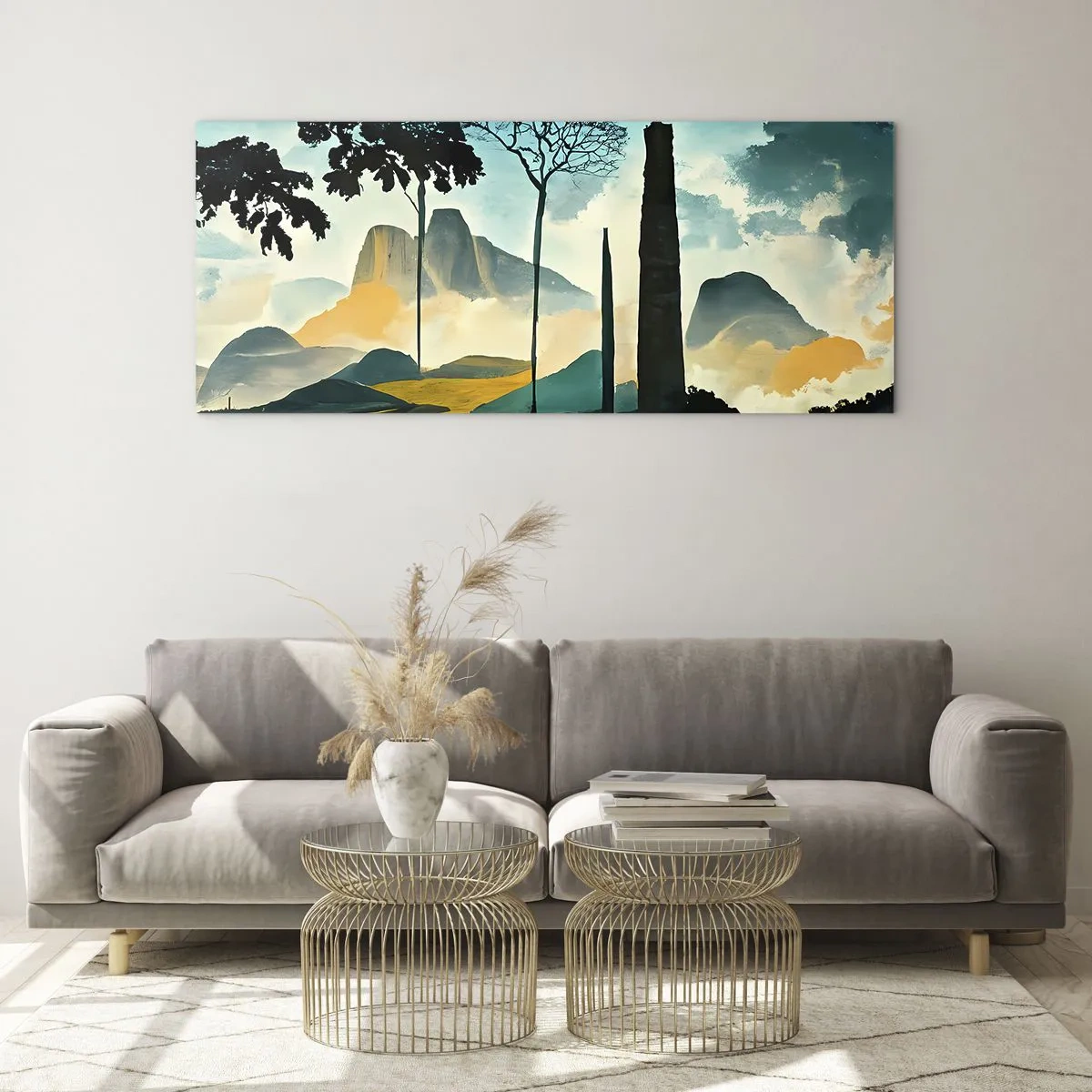 Obraz na skle - Vyššie a vyššie - 100x40 cm