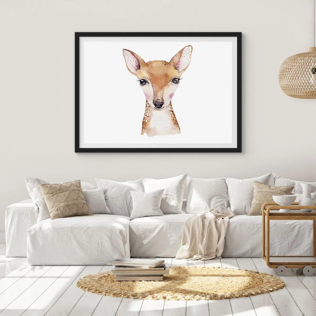 Plagát v čiernom ráme - Povaha nevinnosti - 40x30 cm