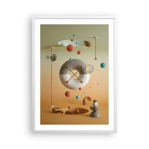 Plagát v bielom ráme - Všetko je možné - 50x70 cm