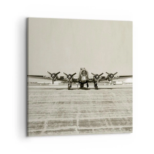 Obraz na plátne - Ako vždy pripravený - 50x50 cm