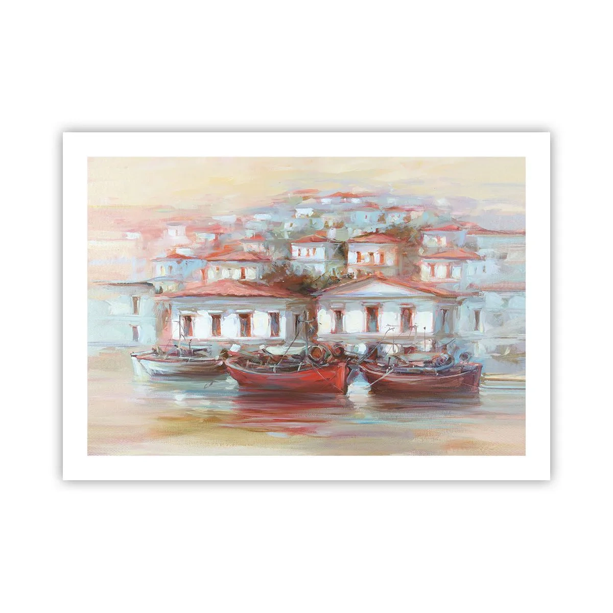 Plagát - Šťastné mestečko - 70x50 cm